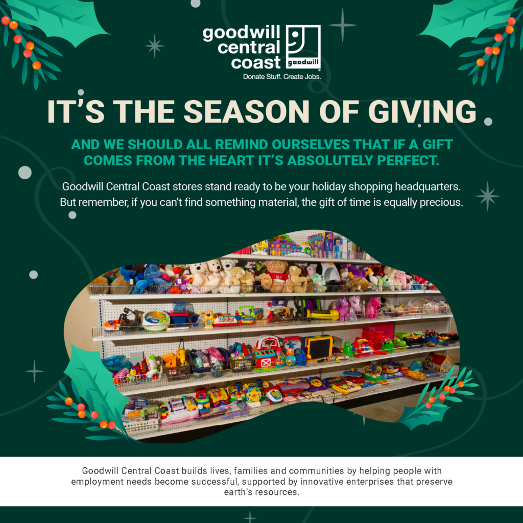 Holiday gifts from Goodwill give back in a big way