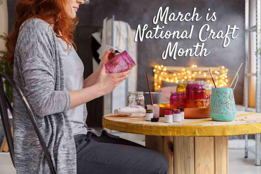 March is National Craft Month and Goodwill is the place to stoke your creativity