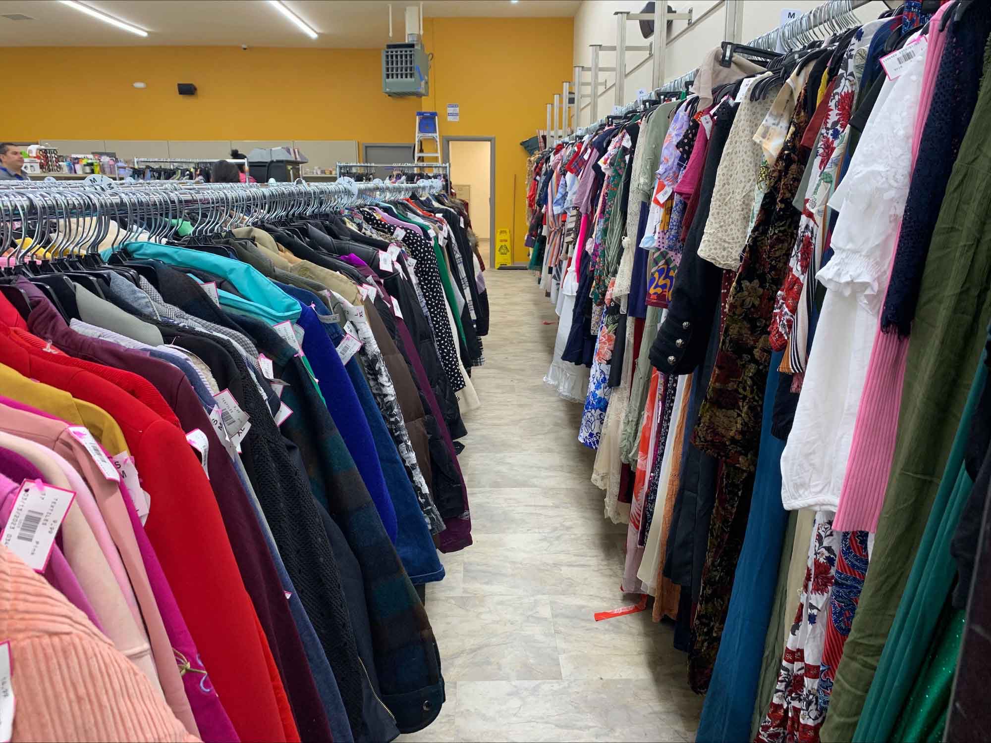 second-hand shopping goodwill - clothing